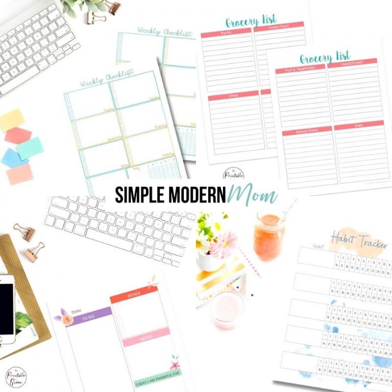 Pretty Planner Printables