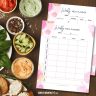 Happy Planner Meal Planner Printable